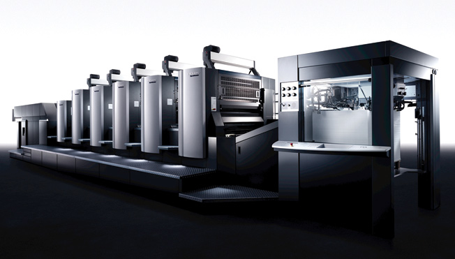 modern lithoprinting machine