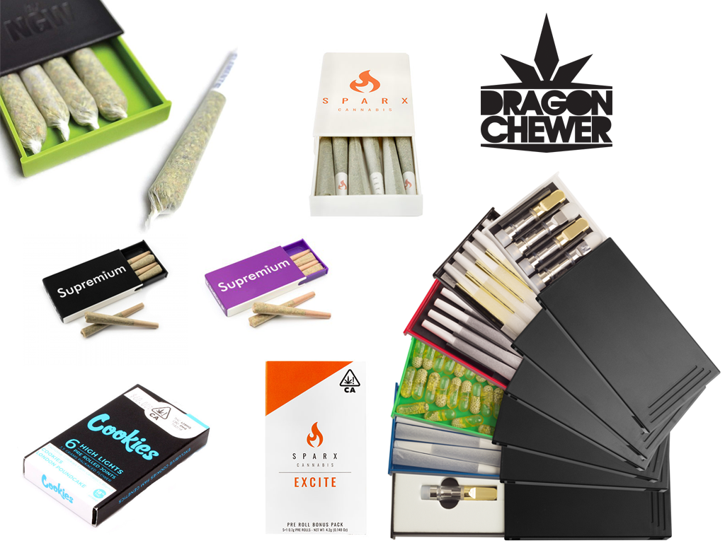 Glass Pre Roll Joint Tube with Direct Print - Cannabis Promotions