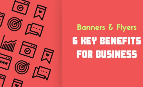 banners and flyers as marketing material