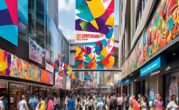 blockout banners to maximize brand visibility