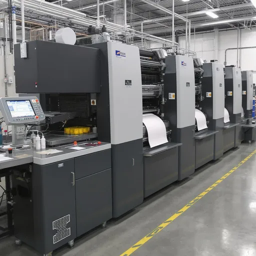 hybrid printing press for added quality to traditional offset printing.