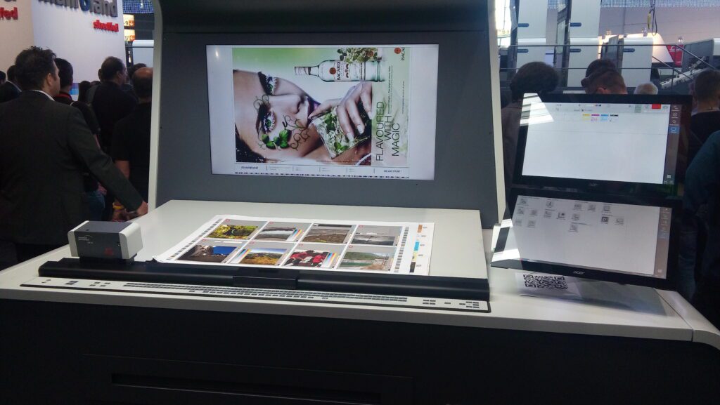 automatically presetting of ink and prepress to press connection system.