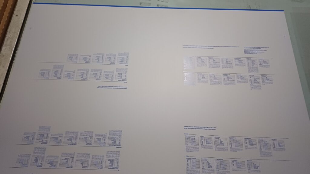 printing plate developed with ctp technology.