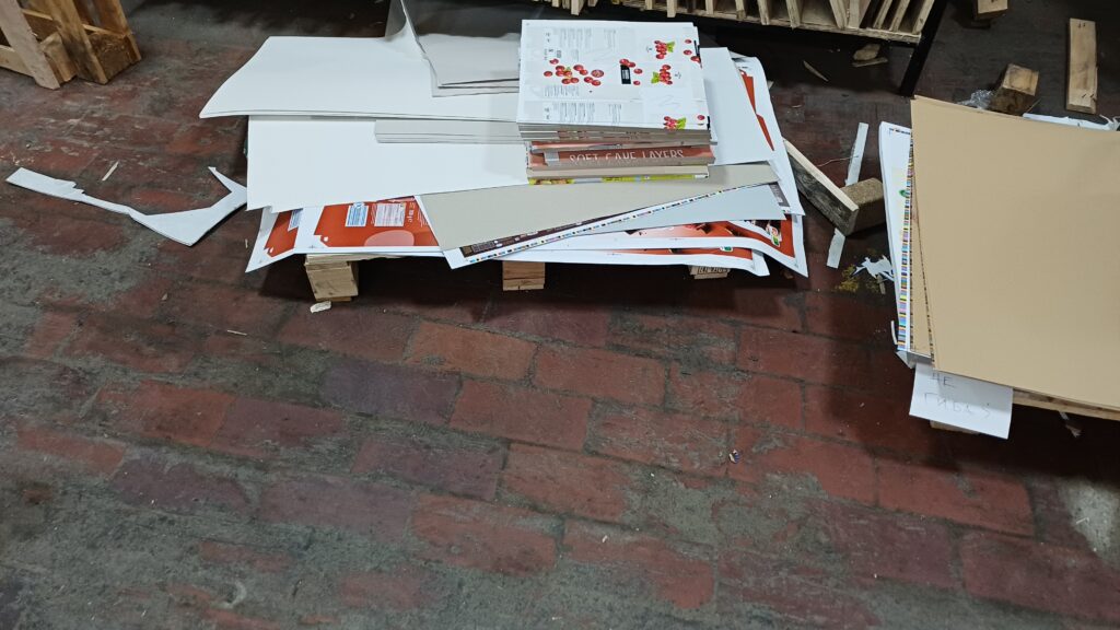  makeready or "setup" waste crated during achieving proper ink-water balance, register alignment, and color density before production-quality sheets come off the press