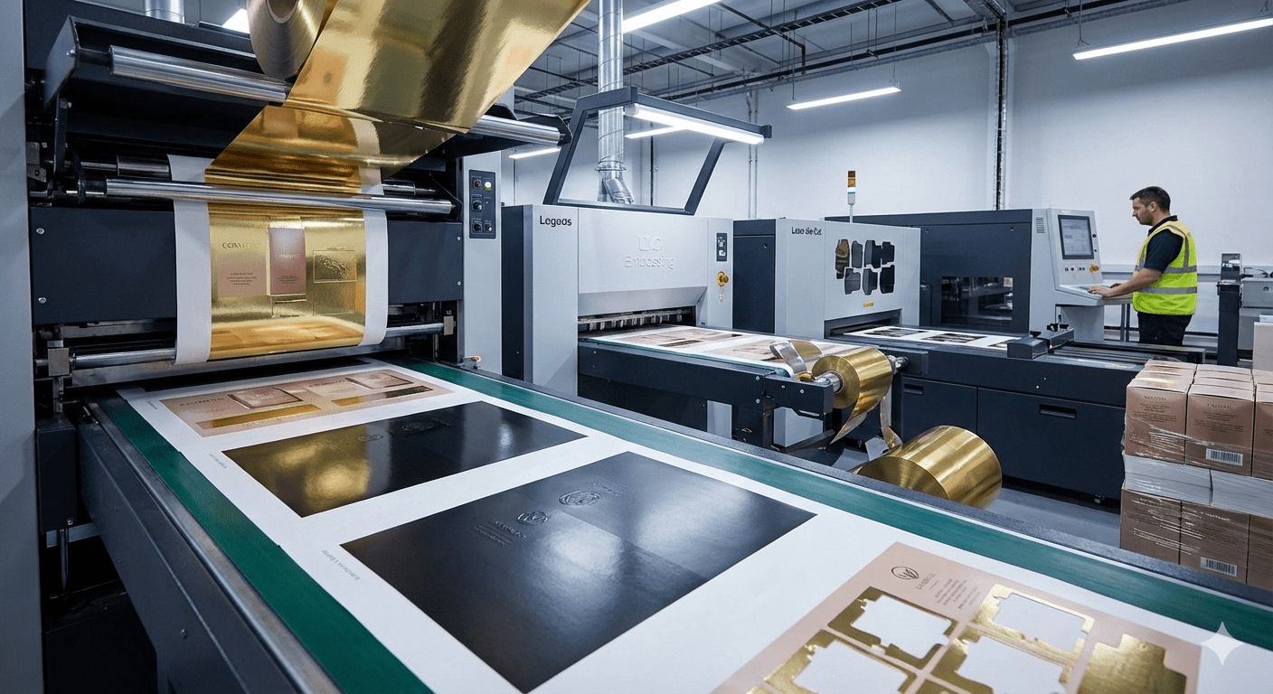 Modern postpress finishing in offset printing
